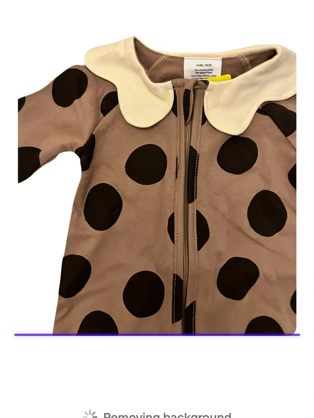 Comete Paris Organic Cotton One Piece Suit/Pajama Size 0-3 Month NWT